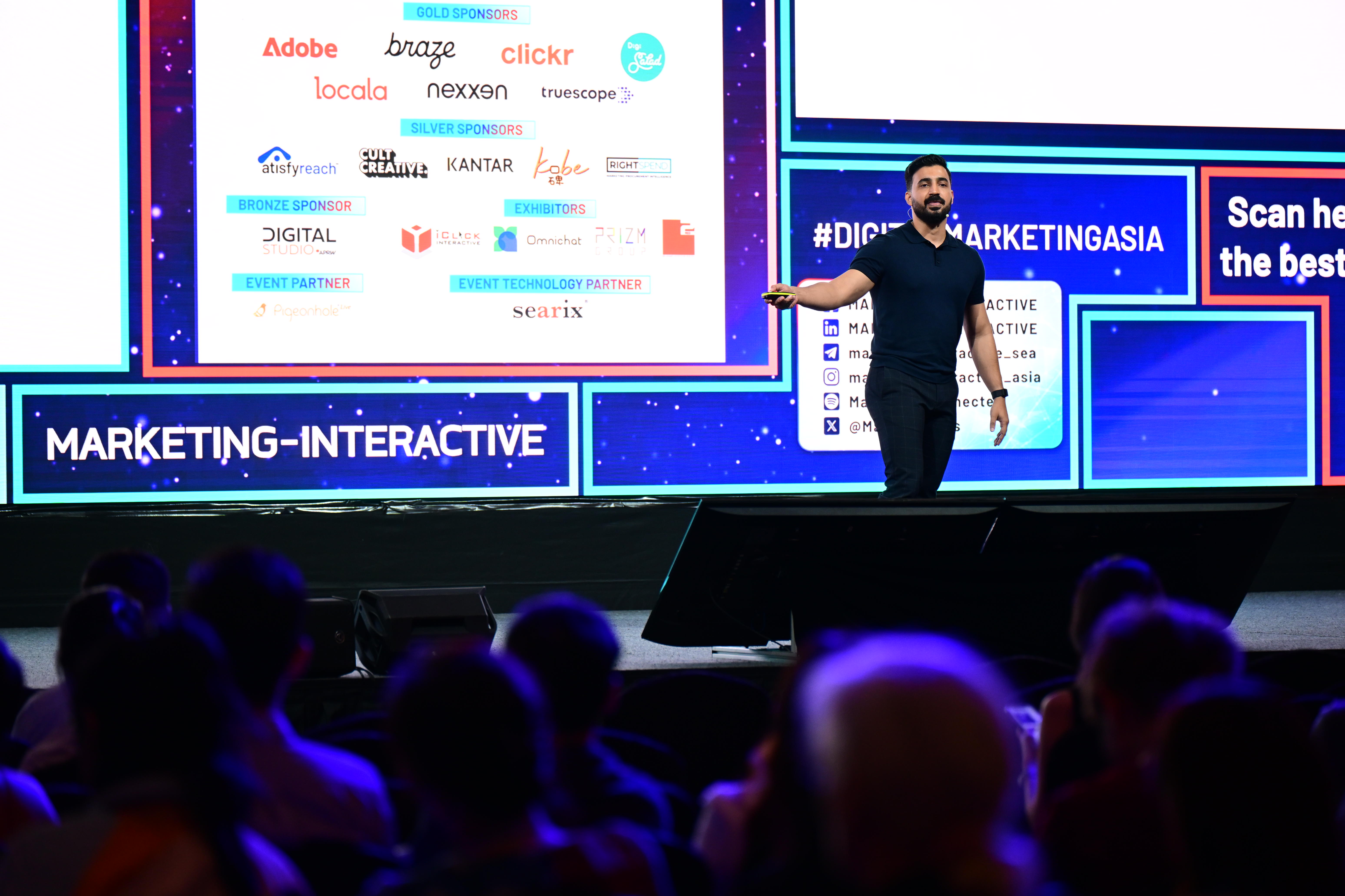 Rafay speaking at Digital Marketing Asia - Marketing Interactive