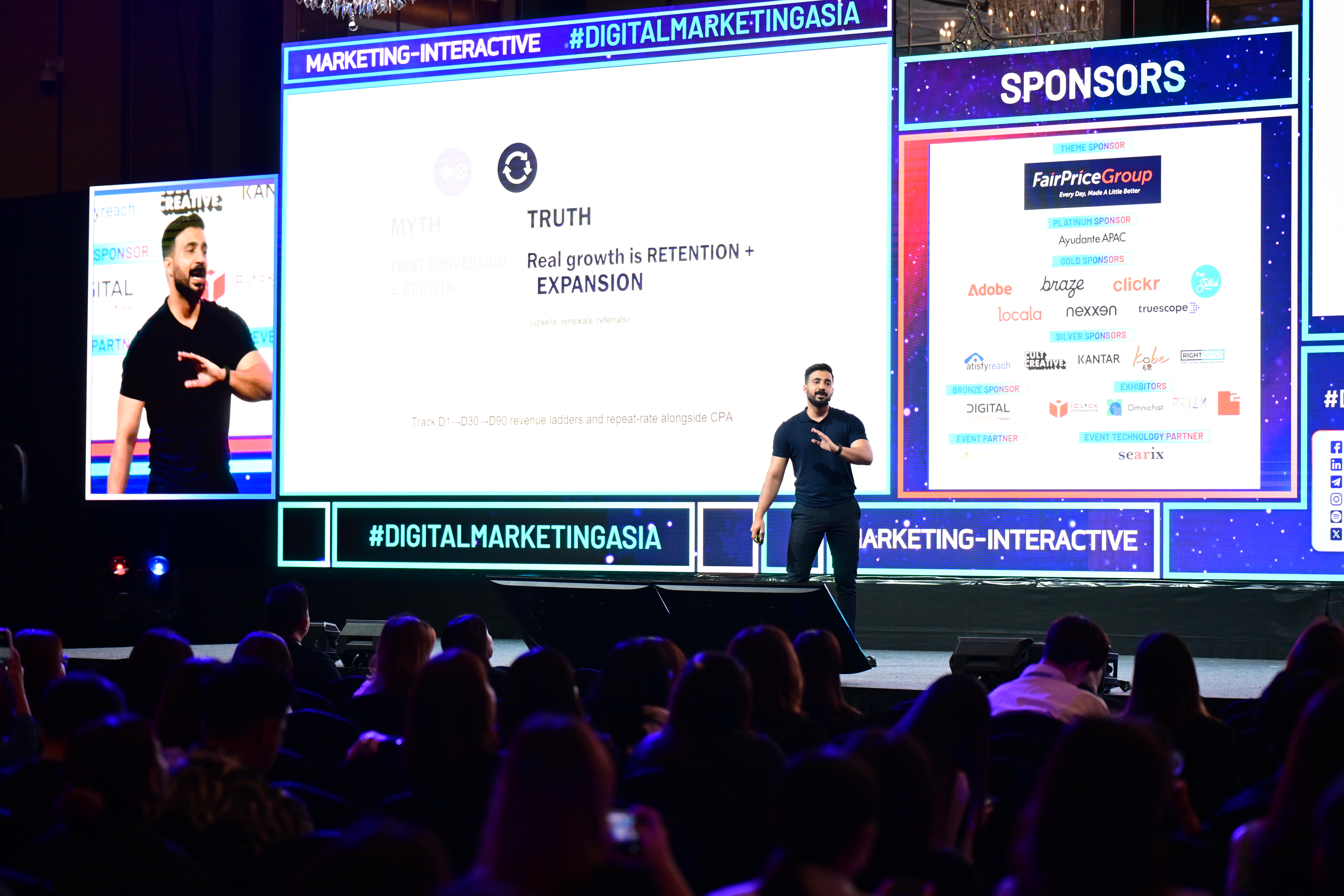 Rafay presenting on growth and retention at DMA