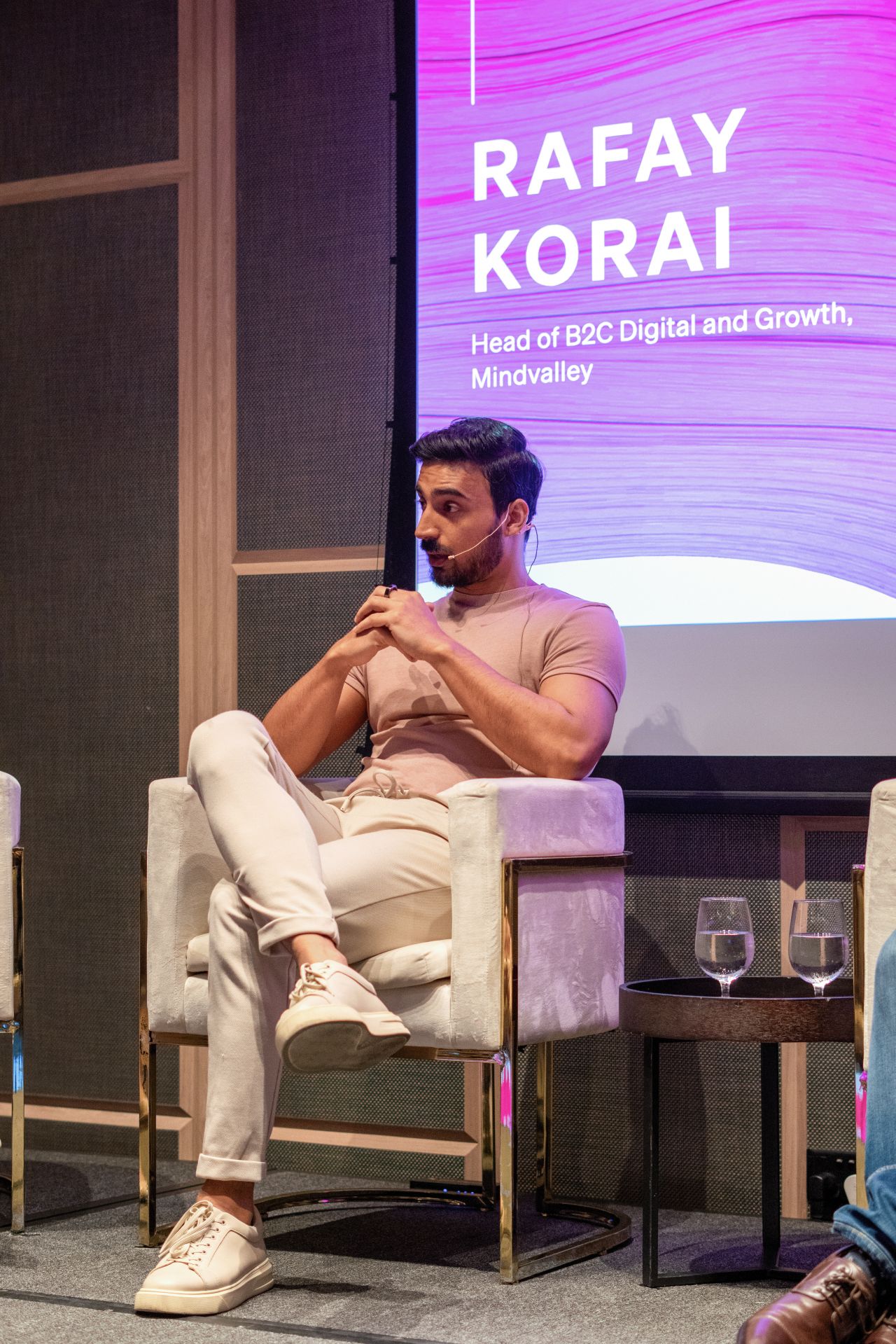 Rafay Korai on panel at Stripe Tour Singapore